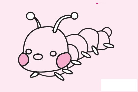 毛毛虫简笔画图片