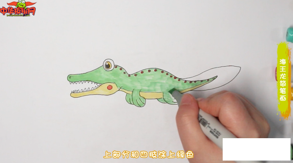 海王龙简笔画