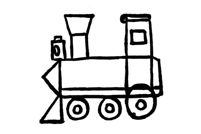 火车简笔画