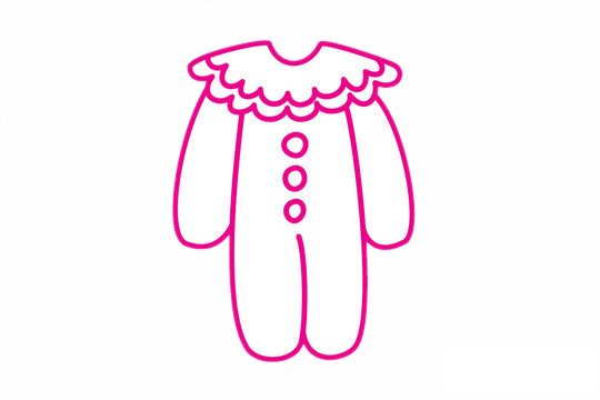 小丑服简笔画图片