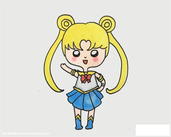 一步一步画月亮公主