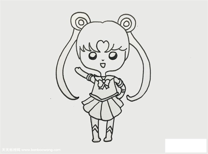 一步一步画月亮公主