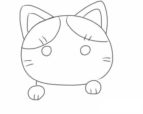 招财猫简笔画的画法步骤教程 可爱的招财猫简笔画怎么画