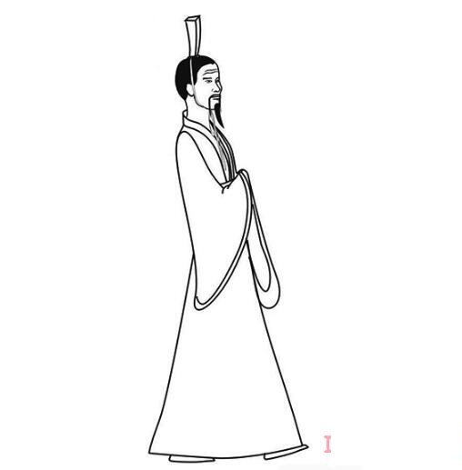 屈原怎么画素描 屈原的画法简笔画教程