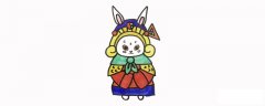 兔儿爷怎么画
