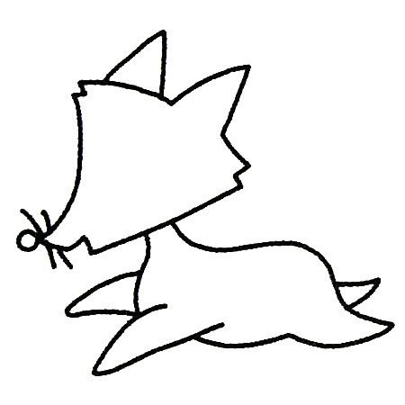 狐狸简笔画怎么画