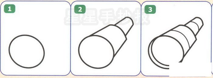 望远镜简笔画