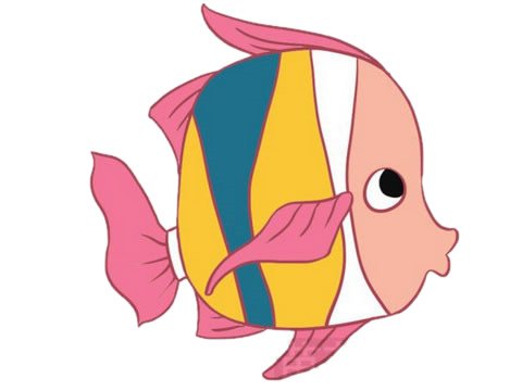 卡通海鱼简笔画图片