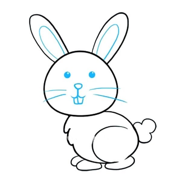 可爱小兔子简笔画