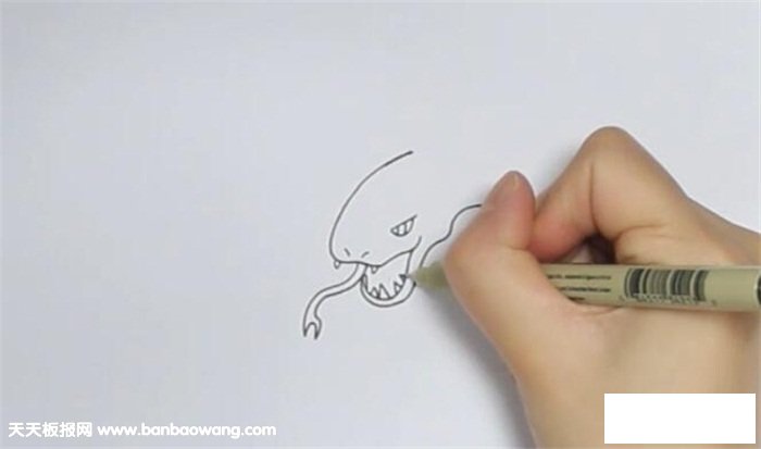 阿柏怪简笔画