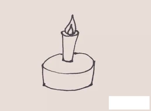 生日蛋糕简笔画