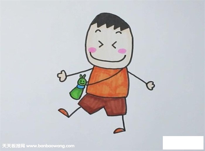 铁头简笔画