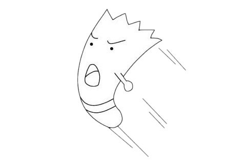 羽毛球简笔画图片大全作品二