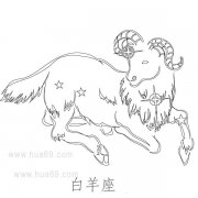 儿童简笔画：白羊座