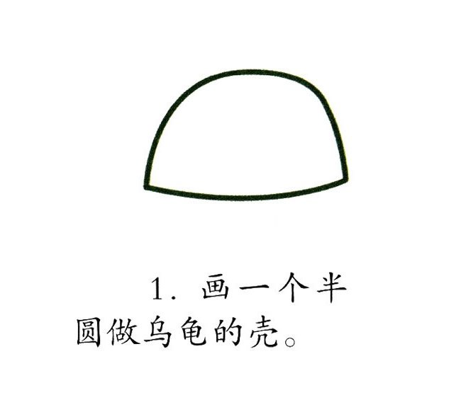 彩色乌龟简笔画图片