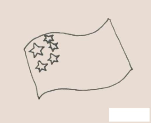 国旗简笔画