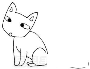 狐狸简笔画图片大全