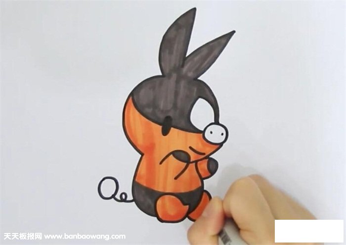 暖暖猪简笔画