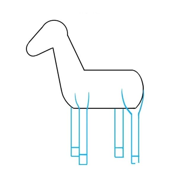 斑马简笔画