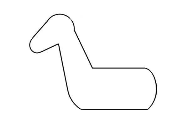 斑马简笔画