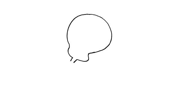 可爱的小黄鸭简笔画