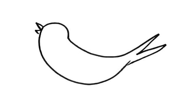 小燕子简笔画