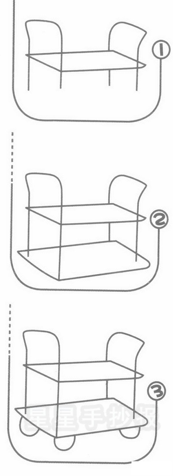 平板车简笔画