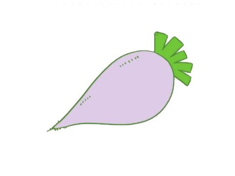 萝卜简笔画图片大全作品三