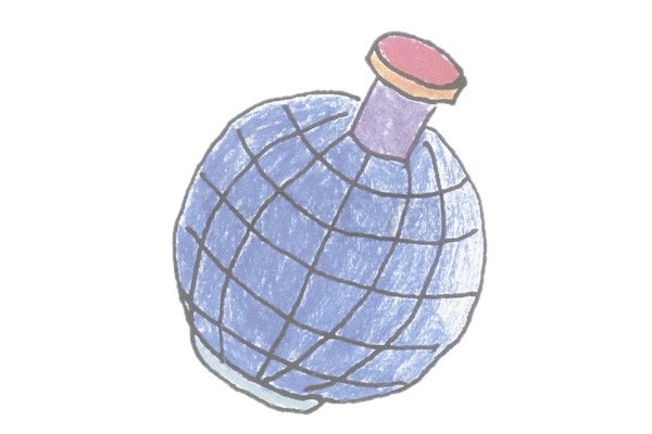 地雷简笔画图片