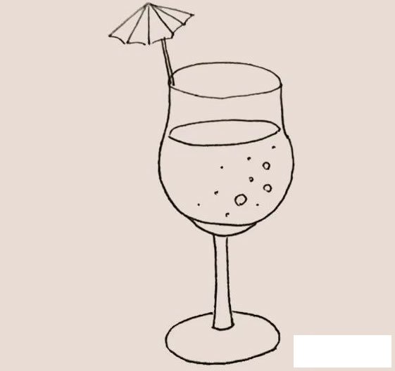 果汁简笔画
