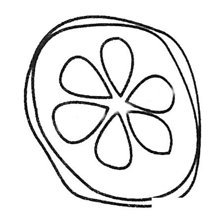 柠檬简笔画大全及画法步骤