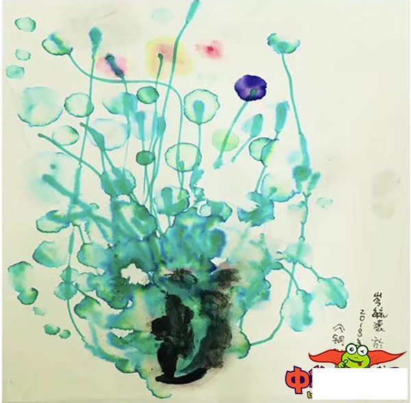 6岁幼儿创意美术作品，铜钱草的秘密