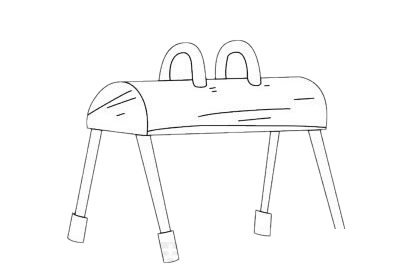 鞍马简笔画图片大全作品一
