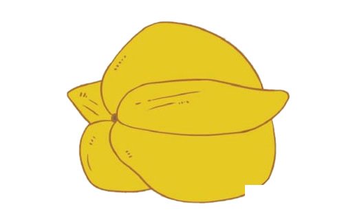 杨桃简笔画图片