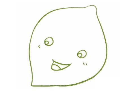 卡通柠檬简笔画图片