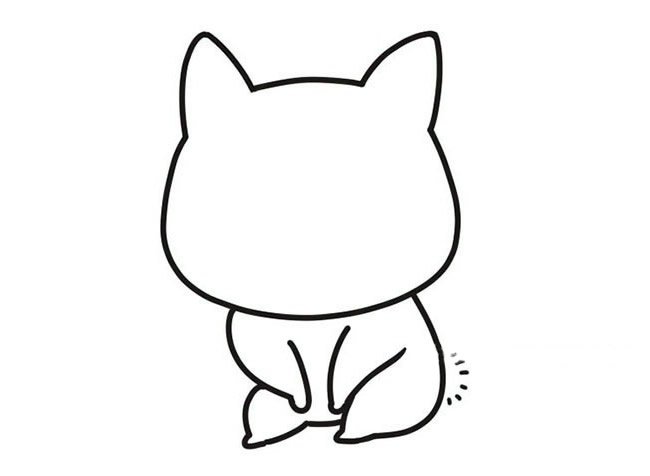 柯基犬简笔画