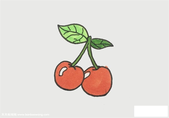 樱桃的画法