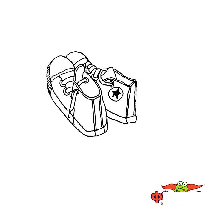 鞋子简笔画图片大全，鞋子怎么画