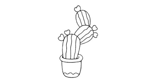 仙人掌简笔画