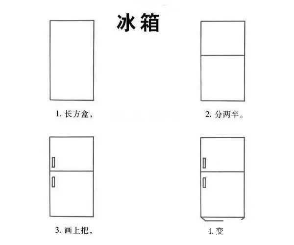 冰箱简笔画