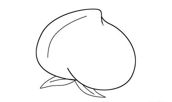 水蜜桃简笔画