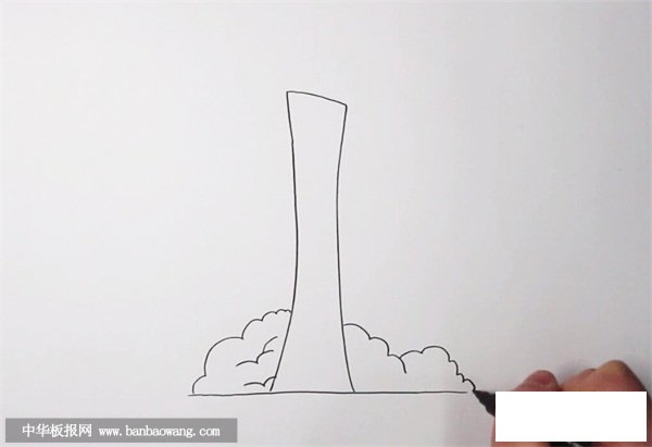 广州塔简笔画