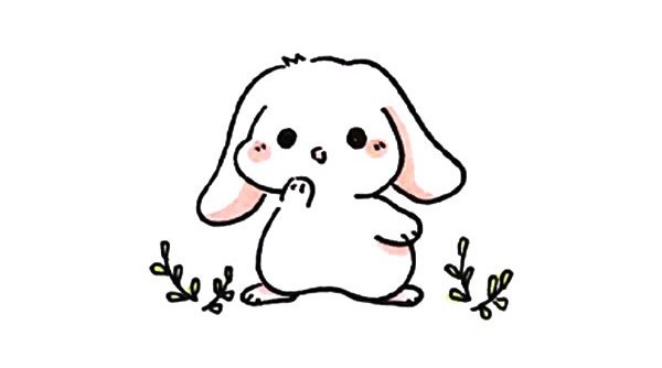 卡通小兔子简笔画图片大全