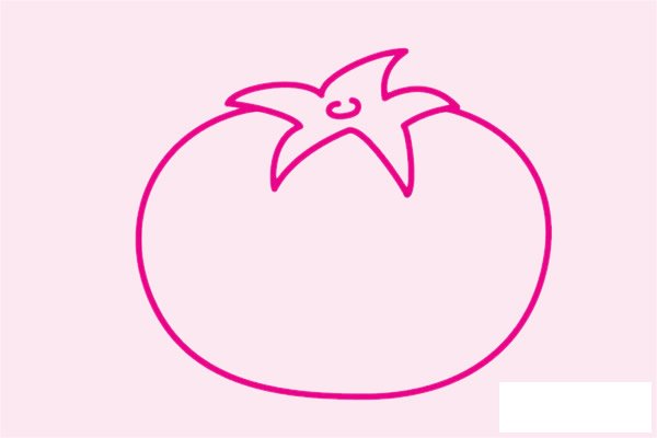 番茄简笔画图片