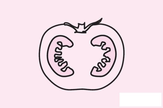 番茄简笔画图片