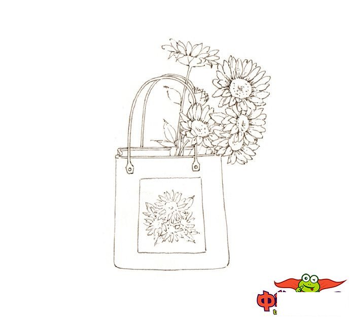 文艺小清新植物简笔画图片大全，儿童简笔画植物花草