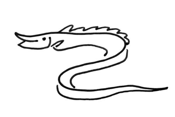 带鱼简笔画