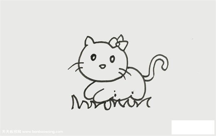 怎样画猫