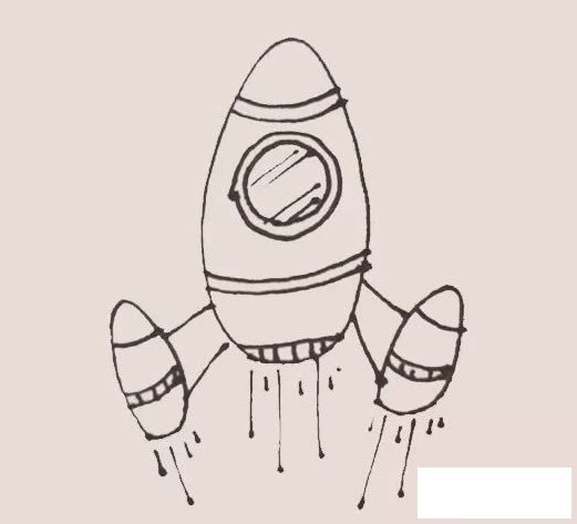 宇宙飞船简笔画