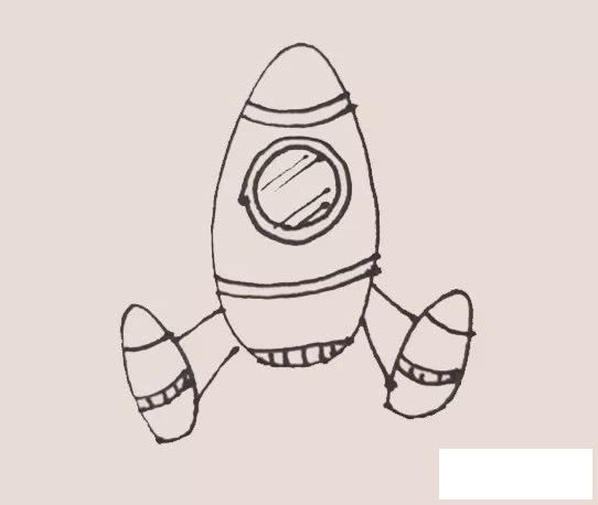 宇宙飞船简笔画